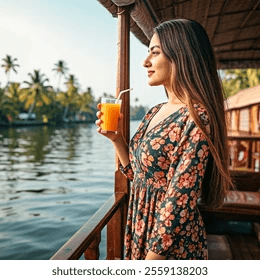Customer persona illustration of Meera Iyer, a 28-year-old culture-conscious fashionista and lifestyle blogger from Bangalore who values ethical, artisanal fashion